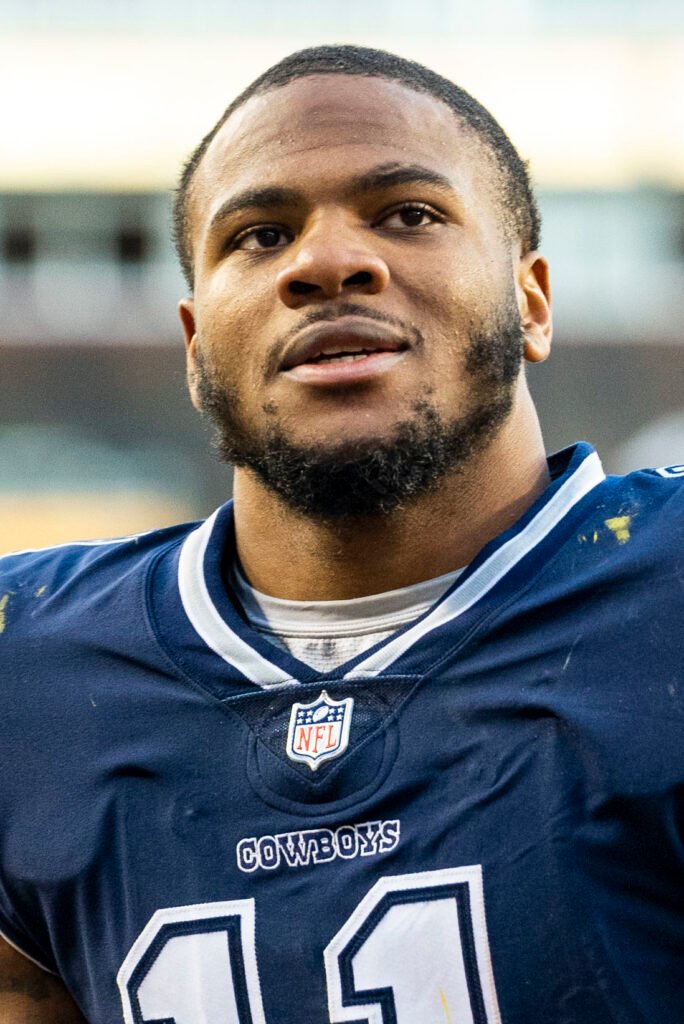 Micah Parsons in his Dallas Cowboys uniform in 2021.